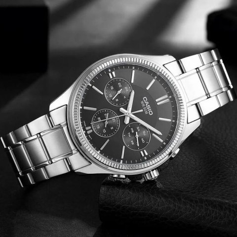 ZEGAREK MĘSKI CASIO MTP-1375D-1AVDF (zd112b) + BOX