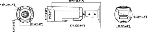 Kamera IP Hikvision 12MP DS-2CD2T123G2-LIS2UY/SL(2.8mm)