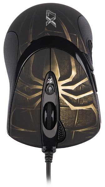 Mysz komputerowa A4tech XGame Laser Oscar X747H Brown Fire
