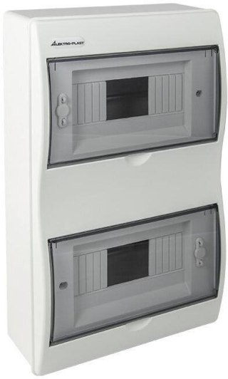 Rozdzielnica n/t RN-16 Fala (N+PE) IP40 403x238x95mm, biała | 7.4 Elektro-Plast Opatówek