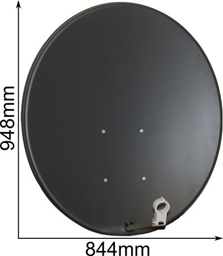 CZASZA ANTENA 90 CM CIEMNA (COR-900SAE-C); 8883