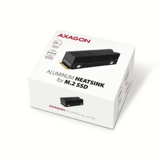 Radiator do dysków Axagon CLR-M2XT aluminiowy pasywny M.2 SSD