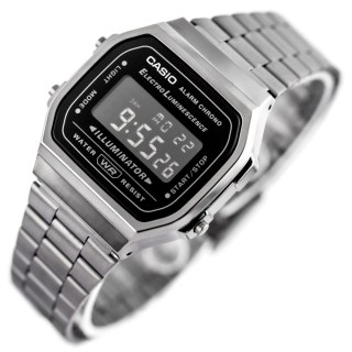 ZEGAREK MĘSKI CASIO A168WGG-1BDF (zd088d) - KLASYKA + BOX