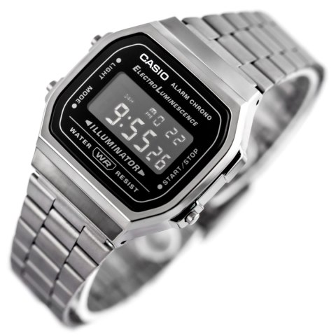 ZEGAREK MĘSKI CASIO A168WGG-1BDF (zd088d) - KLASYKA + BOX