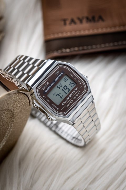 ZEGAREK UNISEX CASIO A168WA-5A VINTAGE + BOX