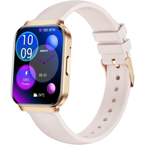 SMARTWATCH DAMSKI GRAVITY GT44-2 - DODATKOWY PASEK (sg051a)
