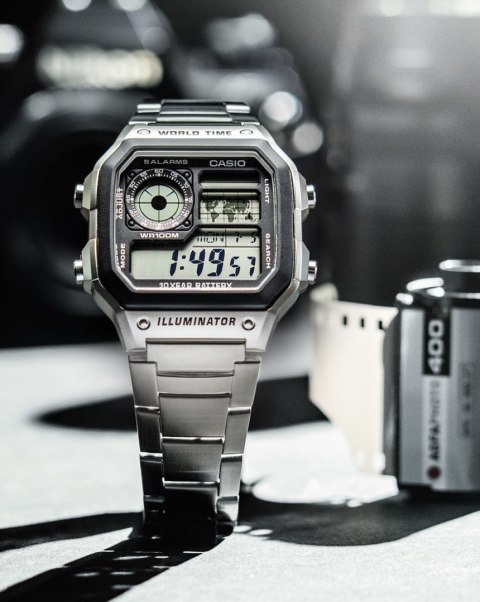 ZEGAREK MĘSKI CASIO AE-1200WHD-1A (zd159a) + BOX