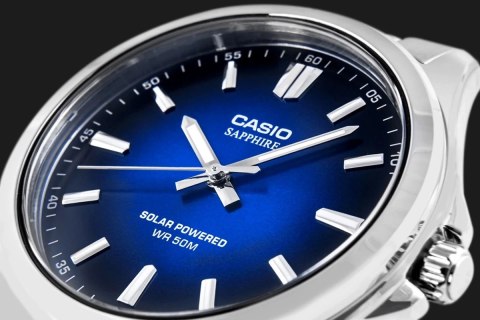 ZEGAREK MĘSKI CASIO MTS-RS100D-2A SZAFIR SOLAR + BOX