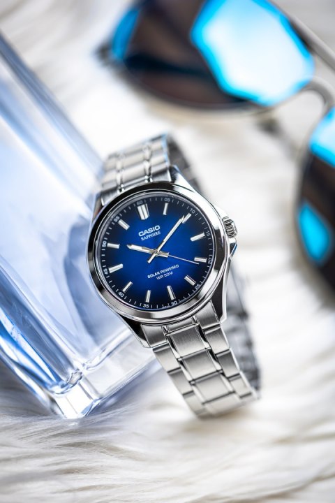 ZEGAREK MĘSKI CASIO MTS-RS100D-2A SZAFIR SOLAR + BOX