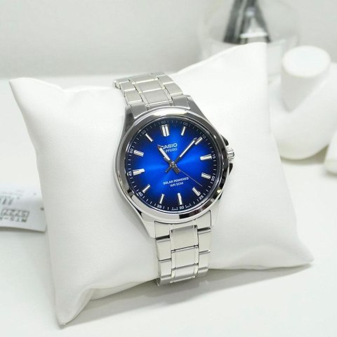 ZEGAREK MĘSKI CASIO MTS-RS100D-2A SZAFIR SOLAR + BOX