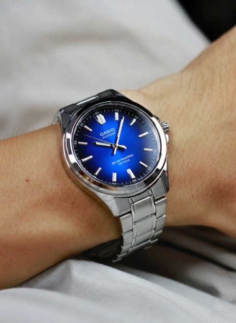 ZEGAREK MĘSKI CASIO MTS-RS100D-2A SZAFIR SOLAR + BOX