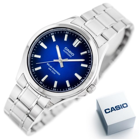 ZEGAREK MĘSKI CASIO MTS-RS100D-2A SZAFIR SOLAR + BOX