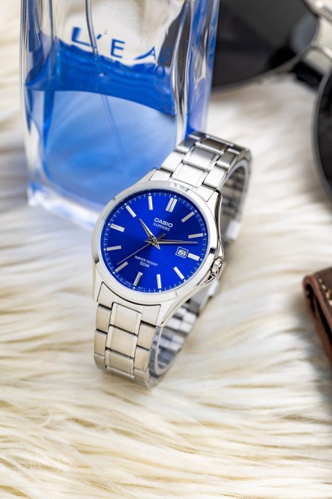 Zegarek Męski Casio MTS-115D-2A1 + BOX (zd292a) SZAFIR