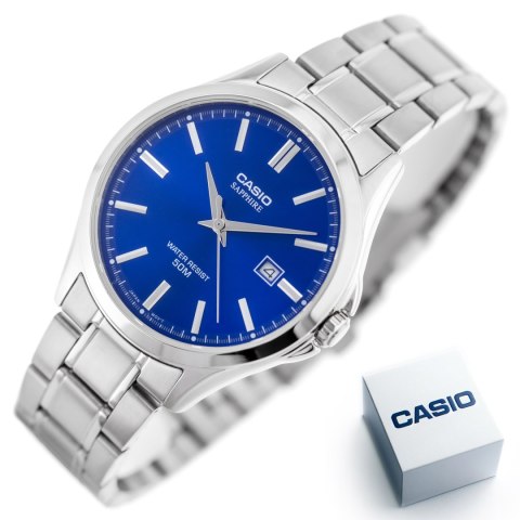 Zegarek Męski Casio MTS-115D-2A1 + BOX (zd292a) SZAFIR