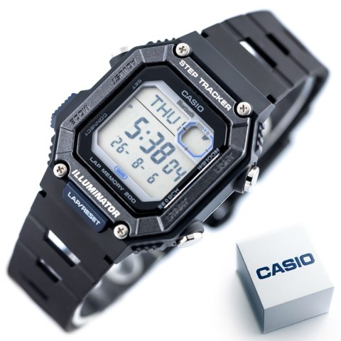 ZEGAREK MĘSKI CASIO Digital Moonphase WS-B1000-1AVDF + BOX