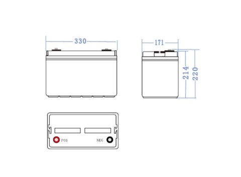 AKUMULATOR AGM Green Cell VRLA 12V 100Ah