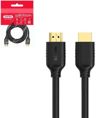 Kabel HDMI Unitek 2.0 4K 60Hz HDR ARC 0,3 m