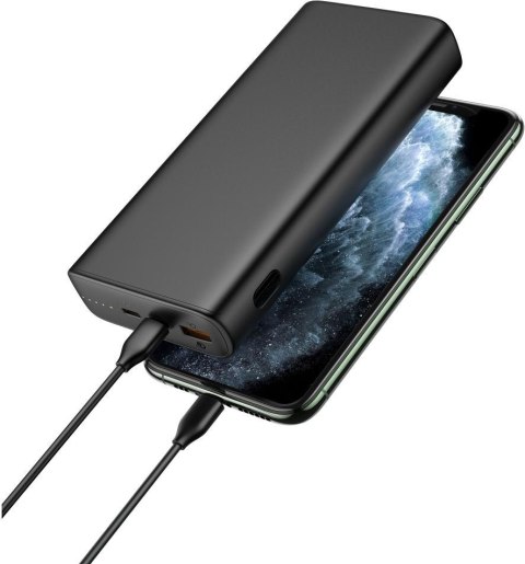 Powerbank Veger 20000 mAh 100 W PD QC 3.0 USB-A 2x USB-C czarny