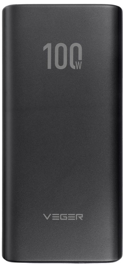Powerbank Veger 20000 mAh 100 W PD QC 3.0 USB-A 2x USB-C czarny