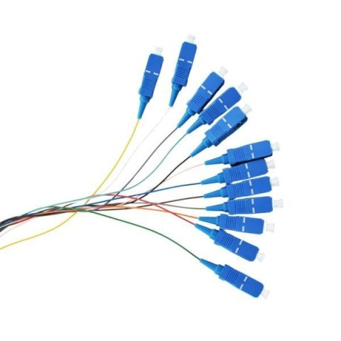 12X PIGTAIL SC/UPC SM G657A2 GOLD zestaw 12x 2m