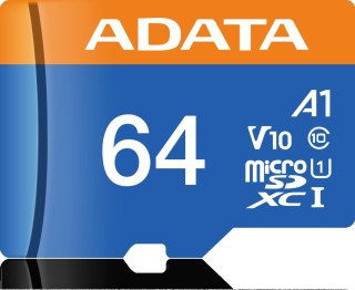Adata karta microSD Premier 64GB UHS1/CL10/A1+adapter