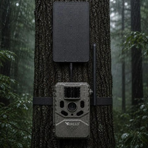 Fotopułapka - Kamera leśna - Orllo Huntercam 6 SIM z zasilaniem solarnym