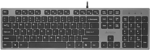 Klawiatura komputerowa A4tech KV-300H USB szary