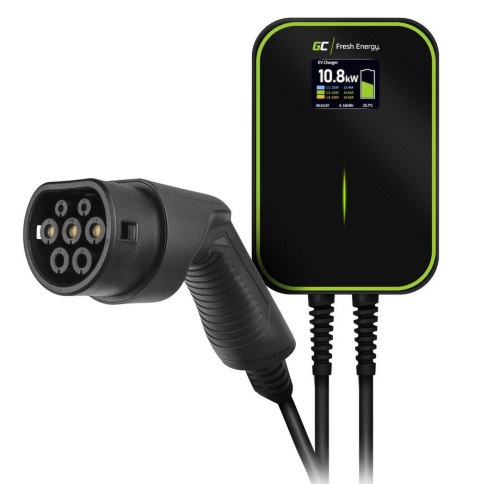 ŁADOWARKA EV Green Cell WALLBOX EV POWERBOX 22kW TYPE 2 (6m) 3-FAZ EV14