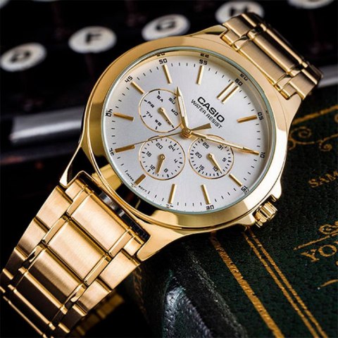 ZEGAREK MĘSKI CASIO MTP-V300G-7A (zd091a) + BOX