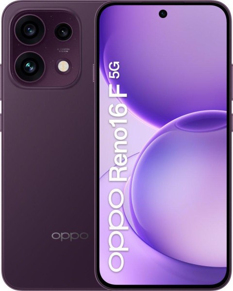 Smartfon OPPO Reno16 F 5G 8/256GB Ciemnofioletowy (Purple Black)