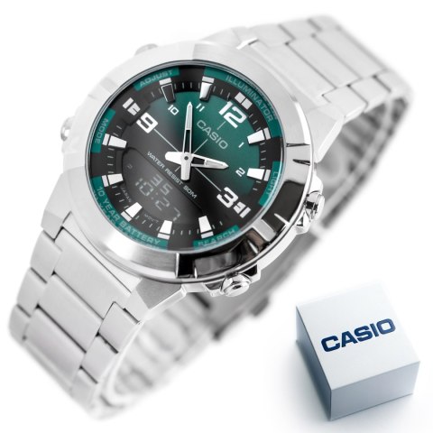ZEGAREK MĘSKI CASIO AMW-870DA-3AV + BOX