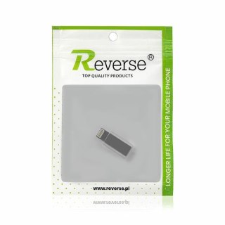 Adapter REVERSE Micro/iPhone srebrny