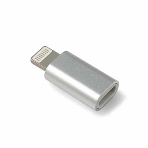 Adapter REVERSE Micro/iPhone srebrny
