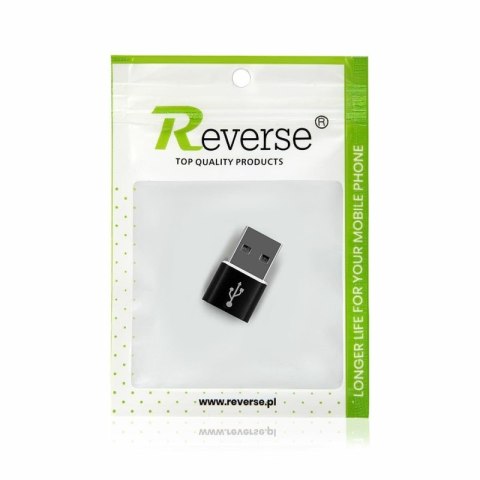 Adapter REVERSE USB/Type C czarny