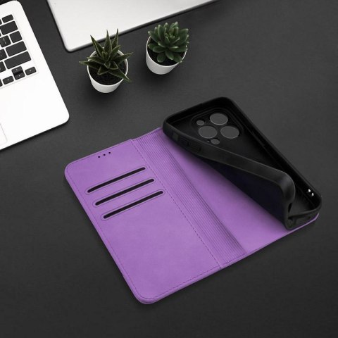 Kabura PRIME BOOK do Motorola MOTO G86/G86 POWER fioletowy