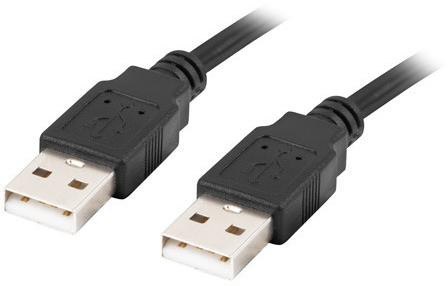 KABEL USB-A M/M 2.0 0.5M CZARNY LANBERG