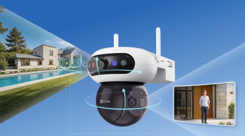 Kamera IP Ezviz C90f Triple 3K (5MP+5MP+5MP) Wi-Fi