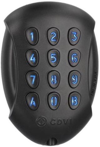 Klawiatura z Bluetooth czarna CDVI GALEO BLACK