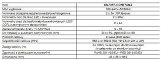 Moduł sterujący NICE On/Off-Control 868,4 Mhz FGS-225 ZW5 EU