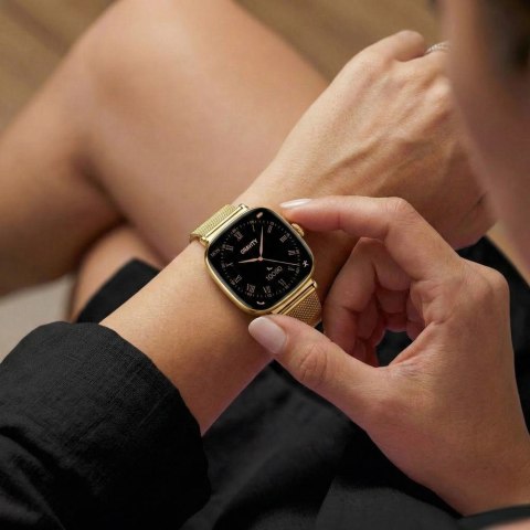SMARTWATCH DAMSKI GRAVITY GT32-2 - ROZMOWY BLUETOOTH, DODATKOWY PASEK (sg047b)