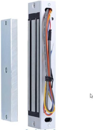 Zwora elektromagnetyczna powierzchniowa Wąska 180kg monitorowana CDVI V1SR