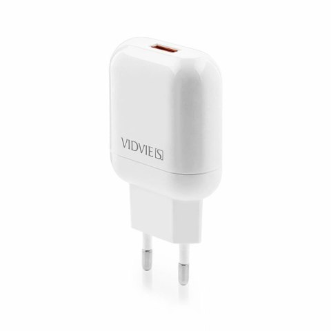 Ładowarka sieciowa VIDVIE CE12 1xUSB 2.4A biały