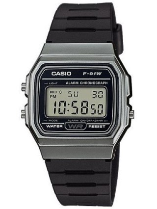 ZEGAREK MĘSKI CASIO F-91WM-1BDF (zd102d) + BOX