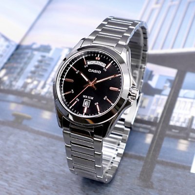 ZEGAREK MĘSKI CASIO MTP-1370D-1A2V (zd025a) + BOX