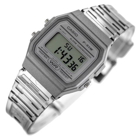 Zegarek Unisex Casio Retro Vintage F-91WS-8DF(zd648d)