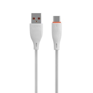 Kabel VIDVIE CB4016 USB/Type C 2.4A, 1m biały