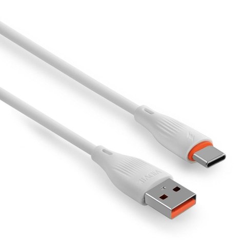 Kabel VIDVIE CB4016 USB/Type C 2.4A, 1m biały