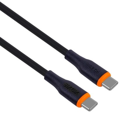 Kabel VIDVIE CB4031 Type C/Type C 60W, 1m czarny
