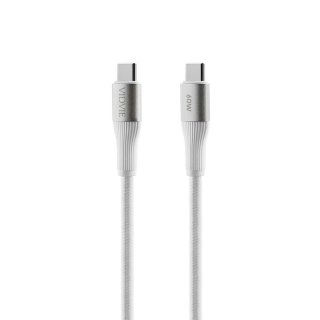 Kabel VIDVIE CB4038 Type C/Type C 60W, 1m biały