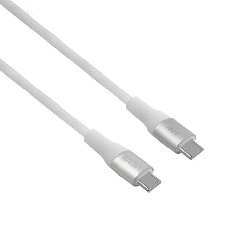 Kabel VIDVIE CB4038 Type C/Type C 60W, 3m biały